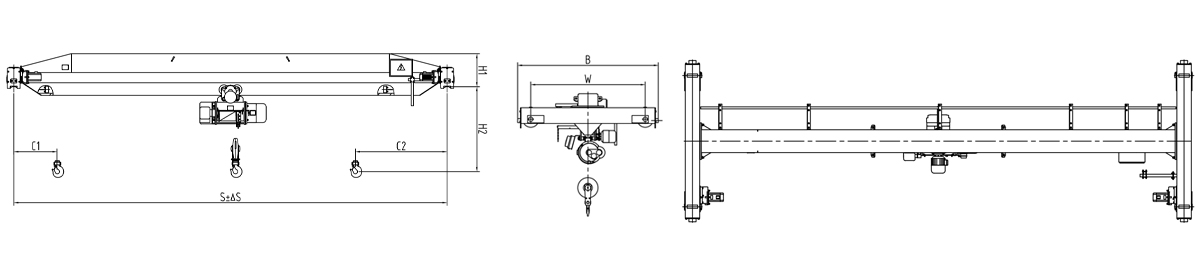 single beam bridge crane