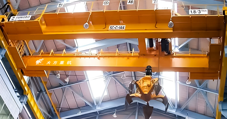 grab bucket overhead crane