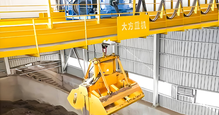 grab bucket overhead crane